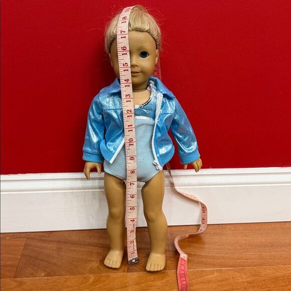 American Girl Doll in gymnastics Shimmering Blue Jacket Truly Me - Picture 9 of 9